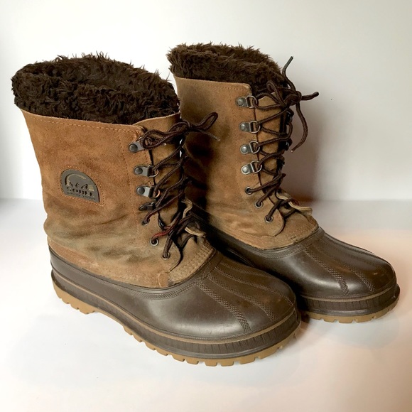 Sorel Other - Sorel | Big Horn Duck Boots brown suede rubber 8